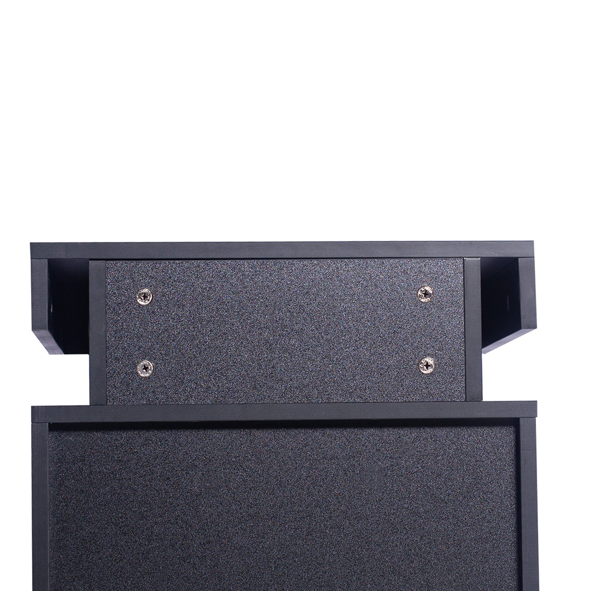 Levede Bedside Tables Side Table 2 Drawers Black-1954802716106690564