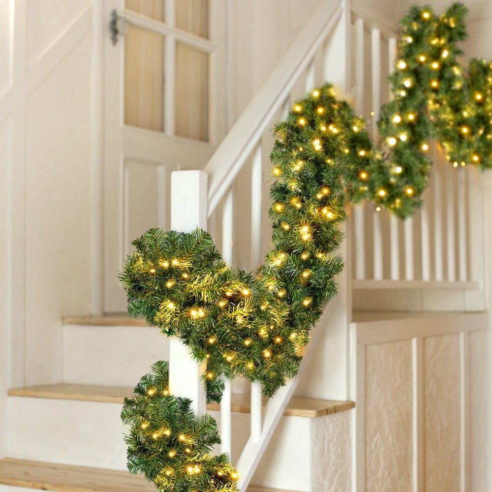 20M Christmas Garland LED Lights Party Xmas Decorations 1400 Tips - Occasions > Christmas > Christmas Wreaths & Garlands - Bedzy Australia