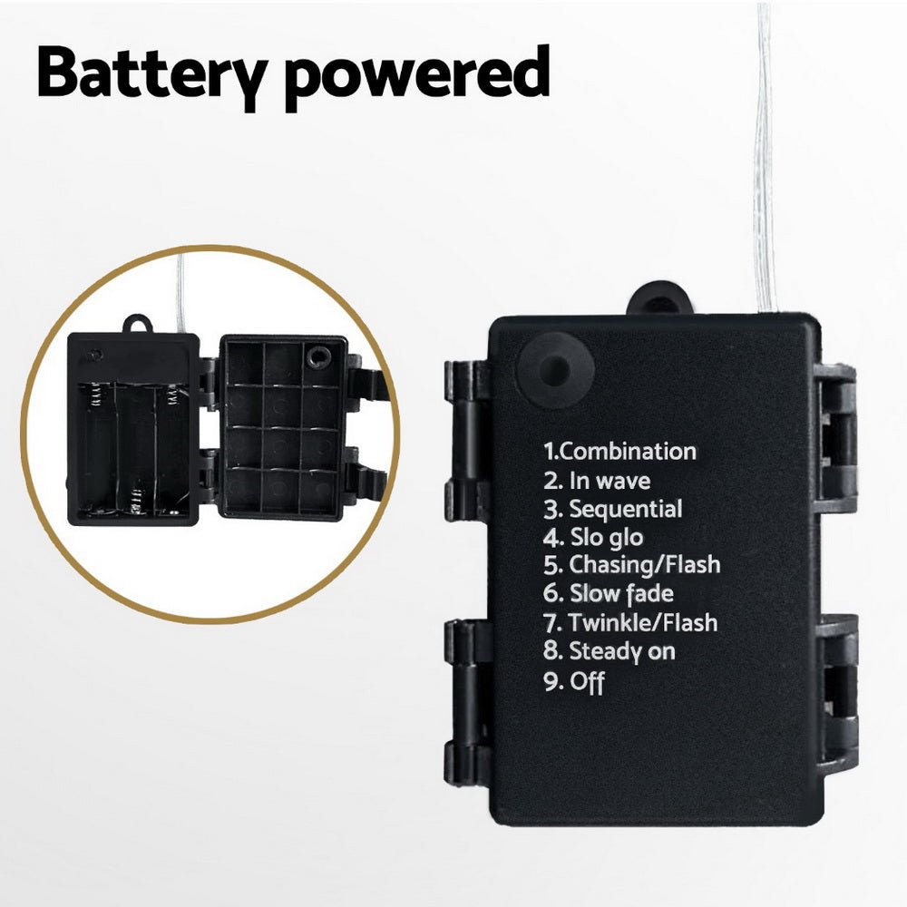 3M Christmas Icicle Lights String Lights 138 LED Warm White - Occasions > Christmas > Outdoor Decorations & Lights - Bedzy Australia