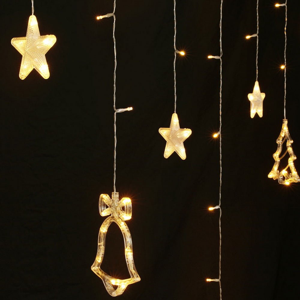 3M Christmas Icicle Lights String Lights 138 LED Warm White - Occasions > Christmas > Outdoor Decorations & Lights - Bedzy Australia