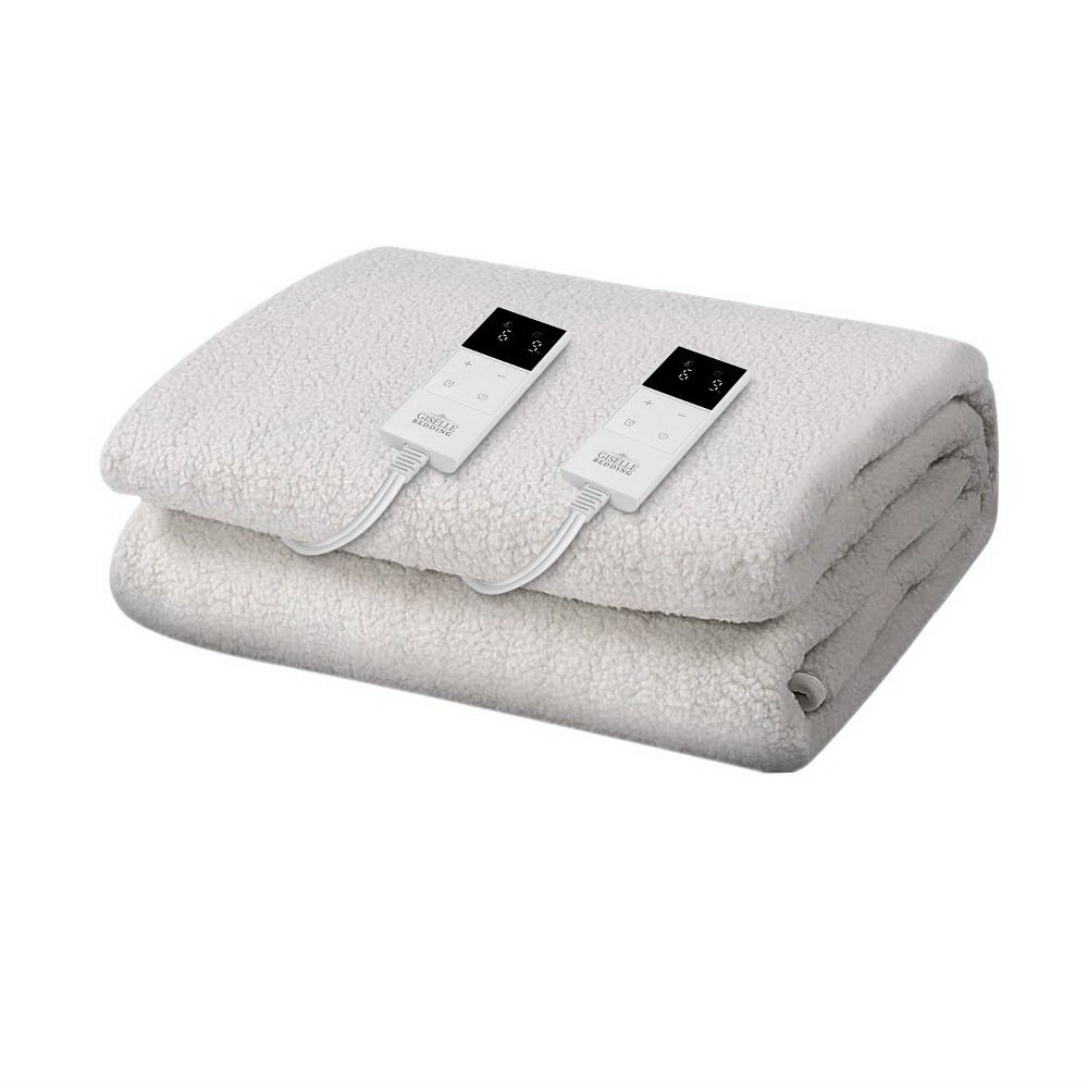 9 Setting Fully Fitted Electric Blanket - Double - Bedzy Australia