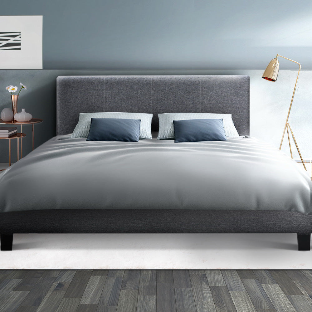 Coogee Queen Bed Frame Grey