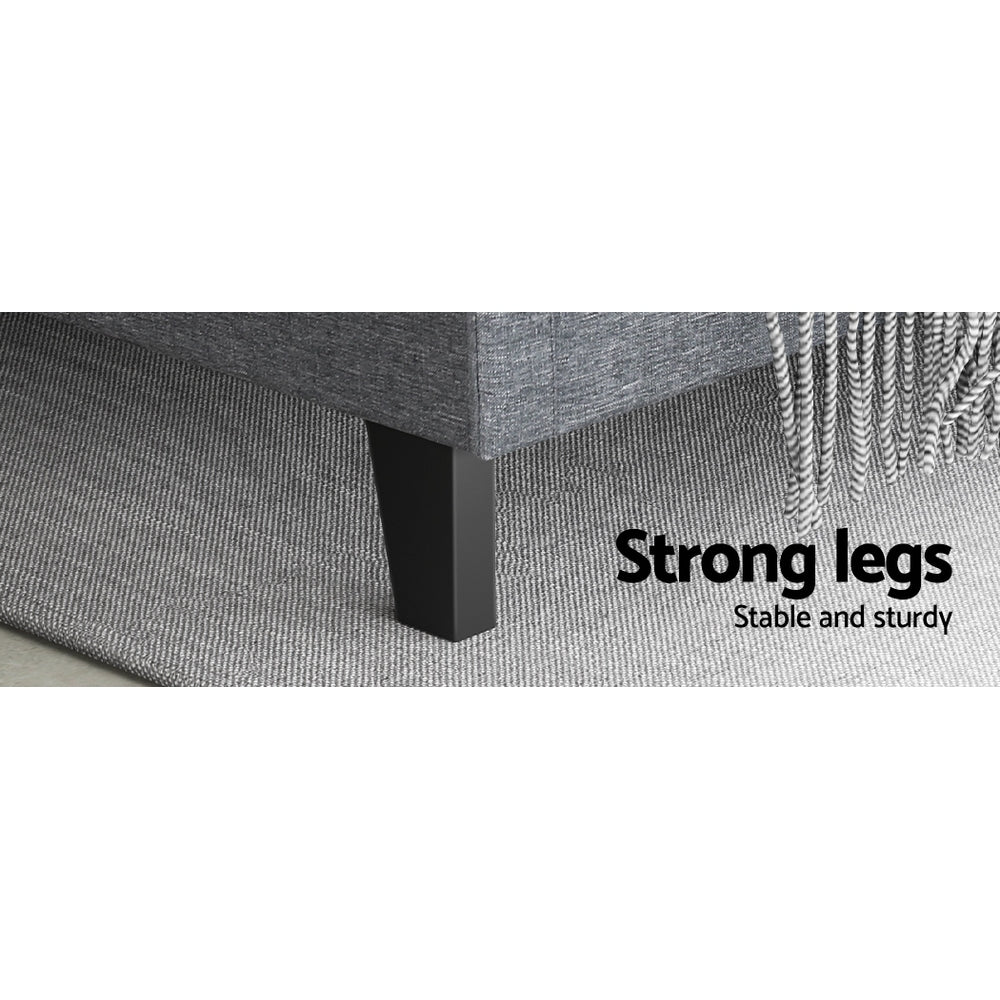 Hyams Queen Bed Frame Grey