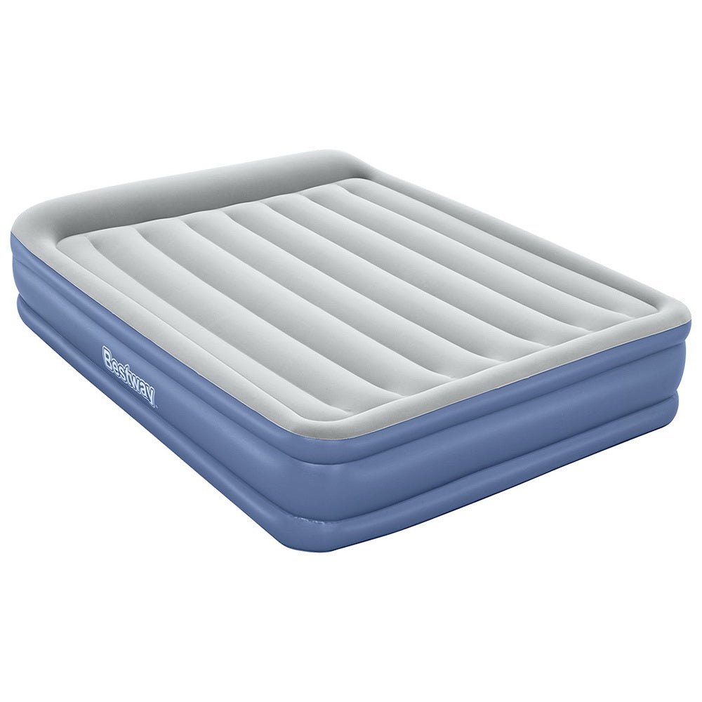 46 CM Thickness Air Bed Inflatable Mattress with Built-in Pump - Queen Size