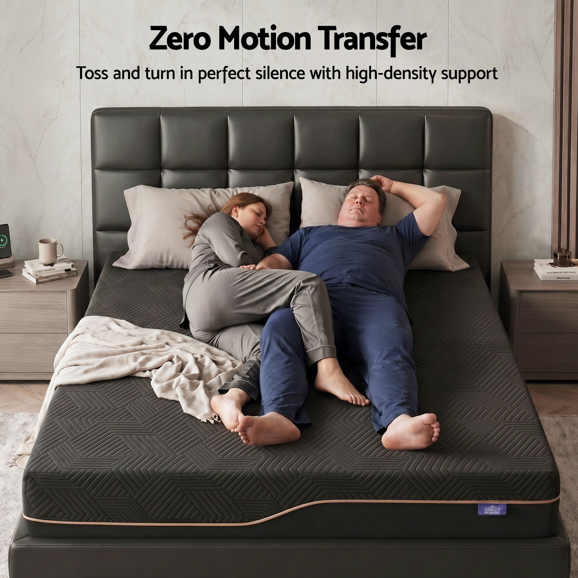 Double Cooling Memory Foam Mattress Medium Firm with Gel Comfort 30cm