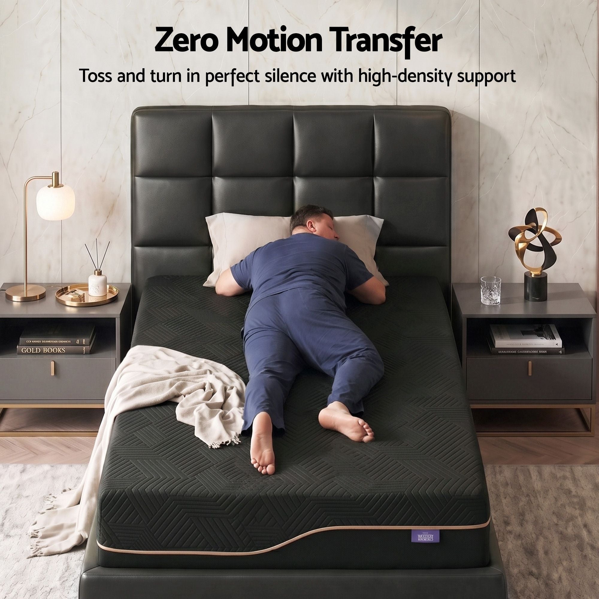 King Single Cooling Memory Foam Mattress Medium Firm with Gel Comfort 30cm