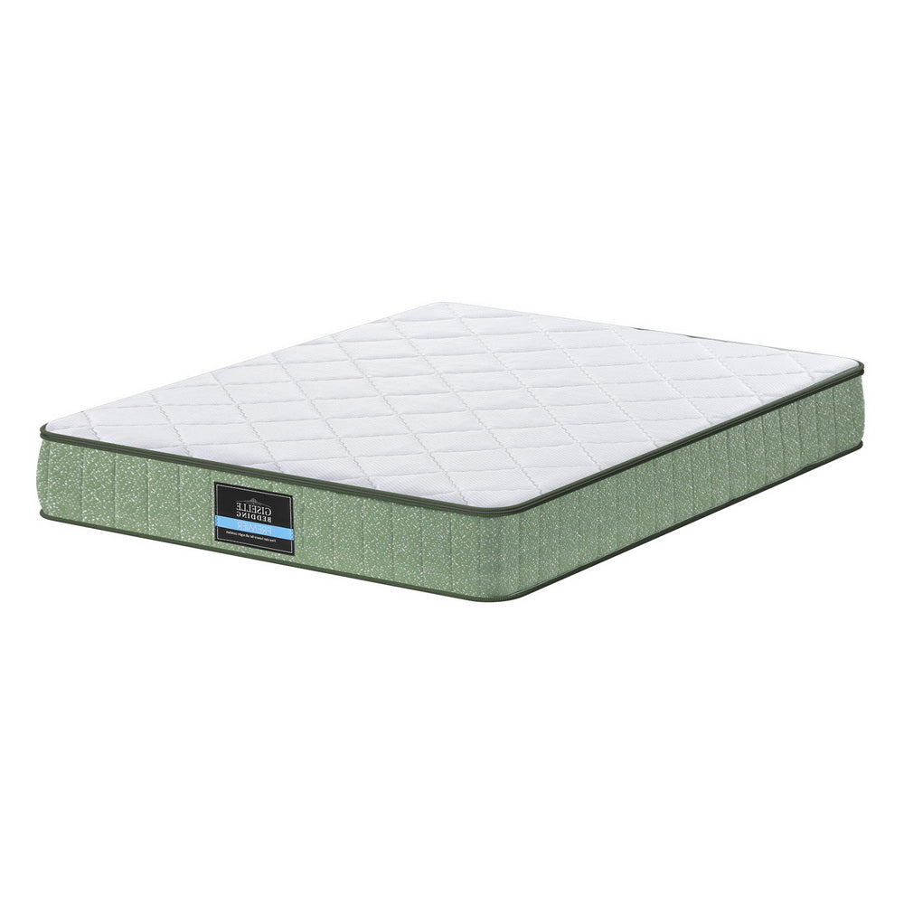 25cm Memory Foam Mattress Dual Layer Zipper Cover Cool Charcoal Foam Mattresses Double