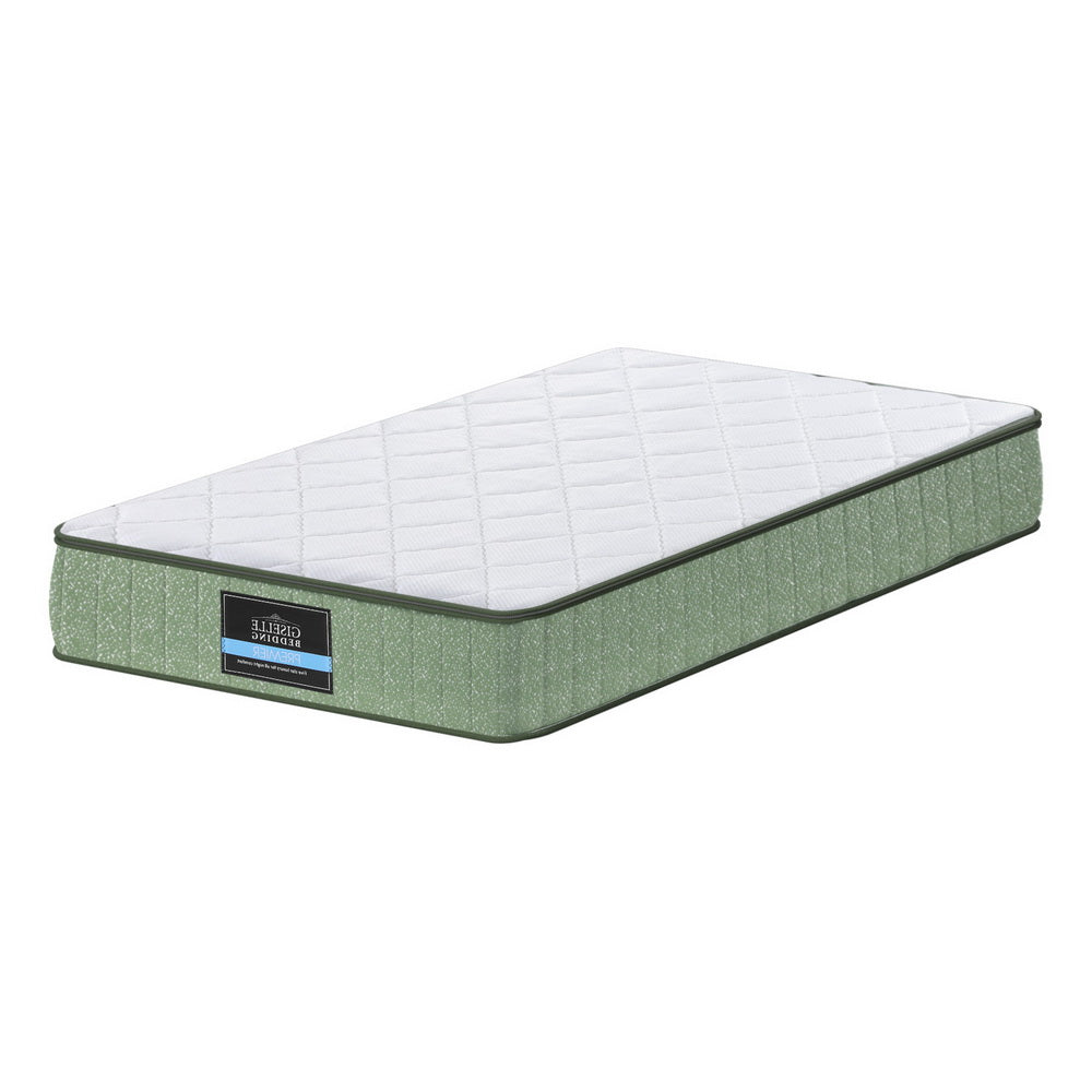 25cm Memory Foam Mattress Dual Layer Zipper Cover Cool Charcoal Foam Mattresses King Single