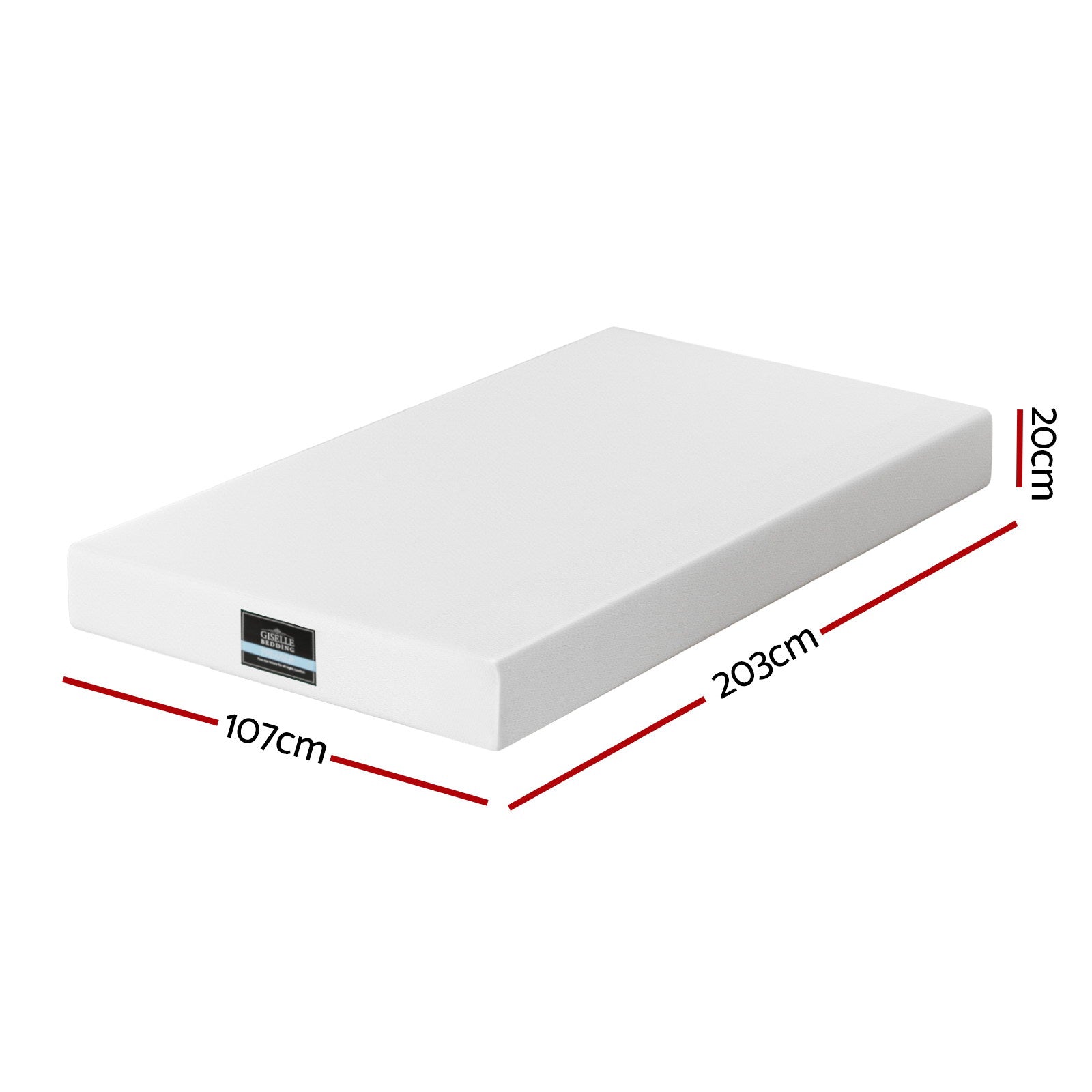 20cm Memory Foam Mattress Green Tea King Single