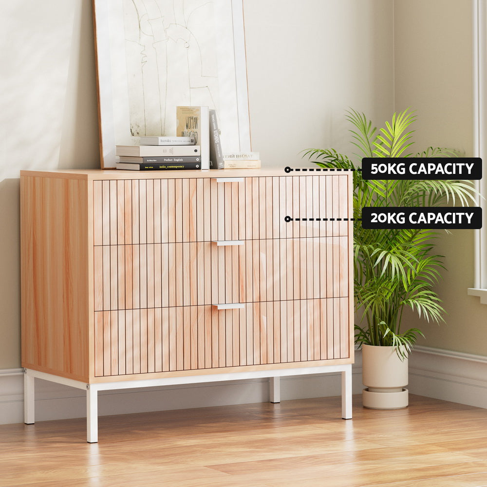 3 Chest of Drawers - LURA Pine