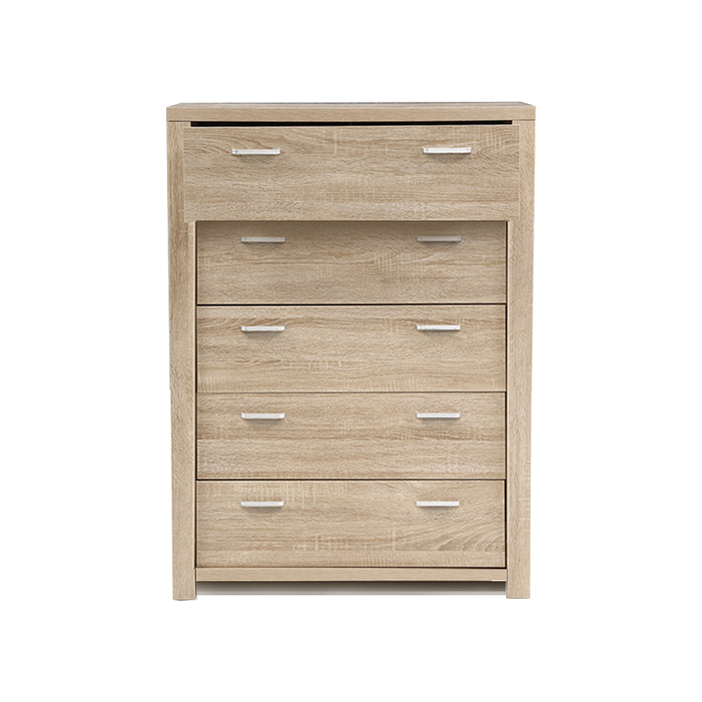 Maxi 5-drawer Tallboy Oak