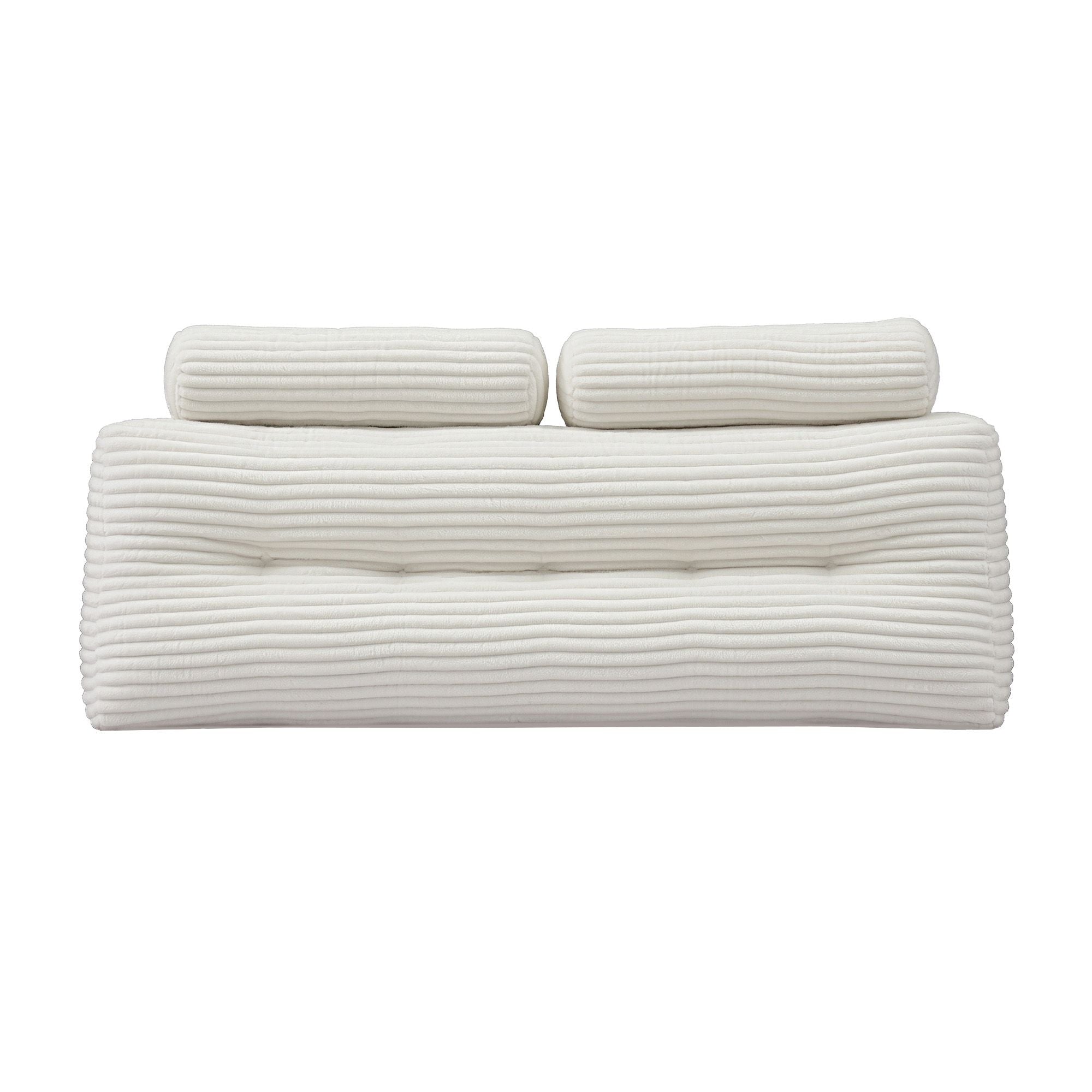 wedge pillow headboard with non-flattening shredded foam core, perfect for dorm reading or sofa lap desk, 330g corduroy cover, side pockets, Queen