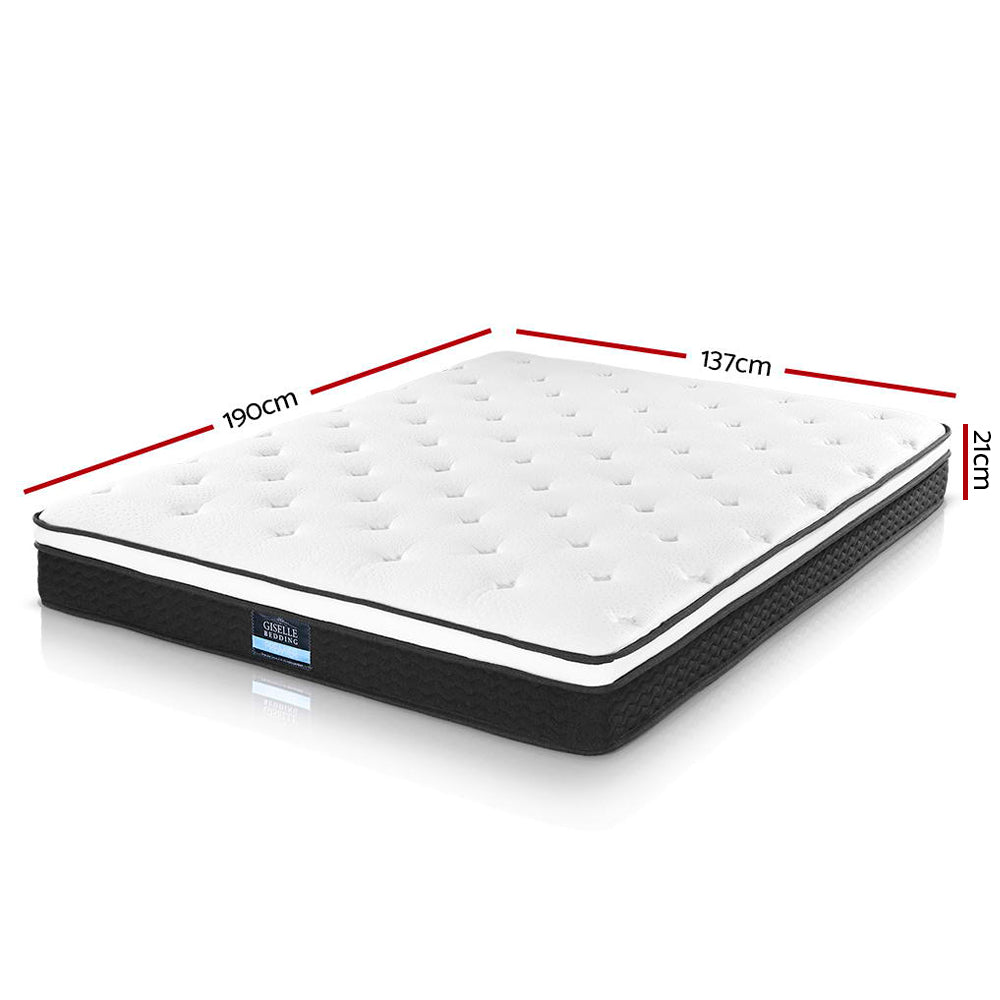 Bonita Euro Top Bonnell Spring Mattress 21cm Thick - Double