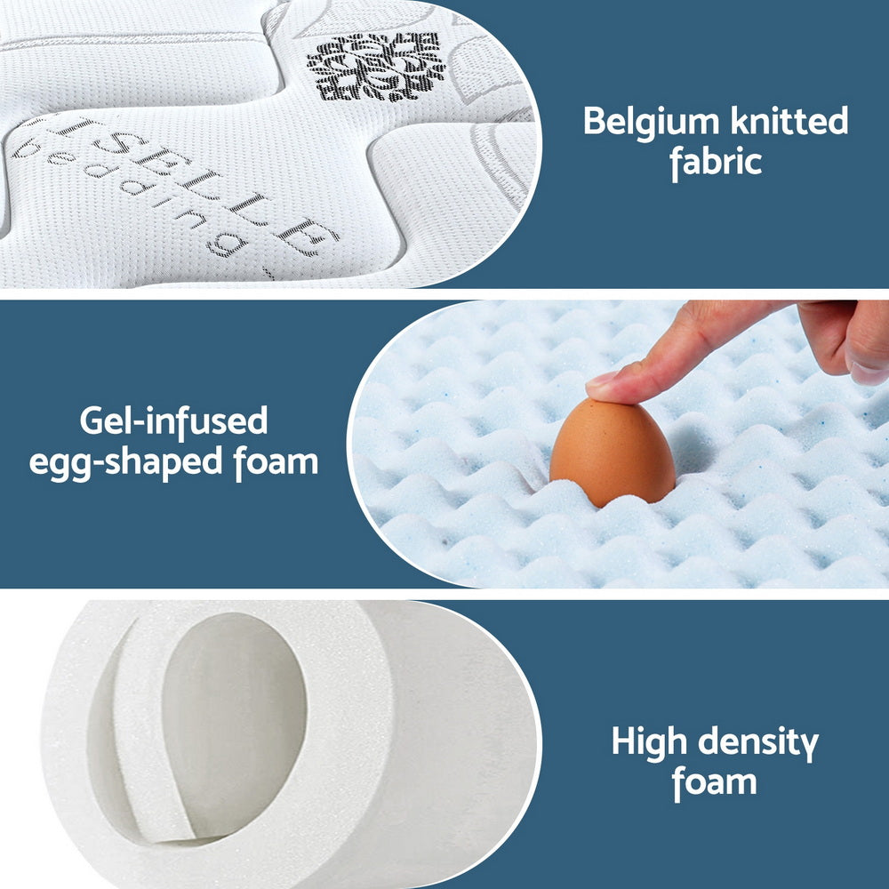 Galaxy Euro Top Cool Gel Mattress 35cm Thick - Double