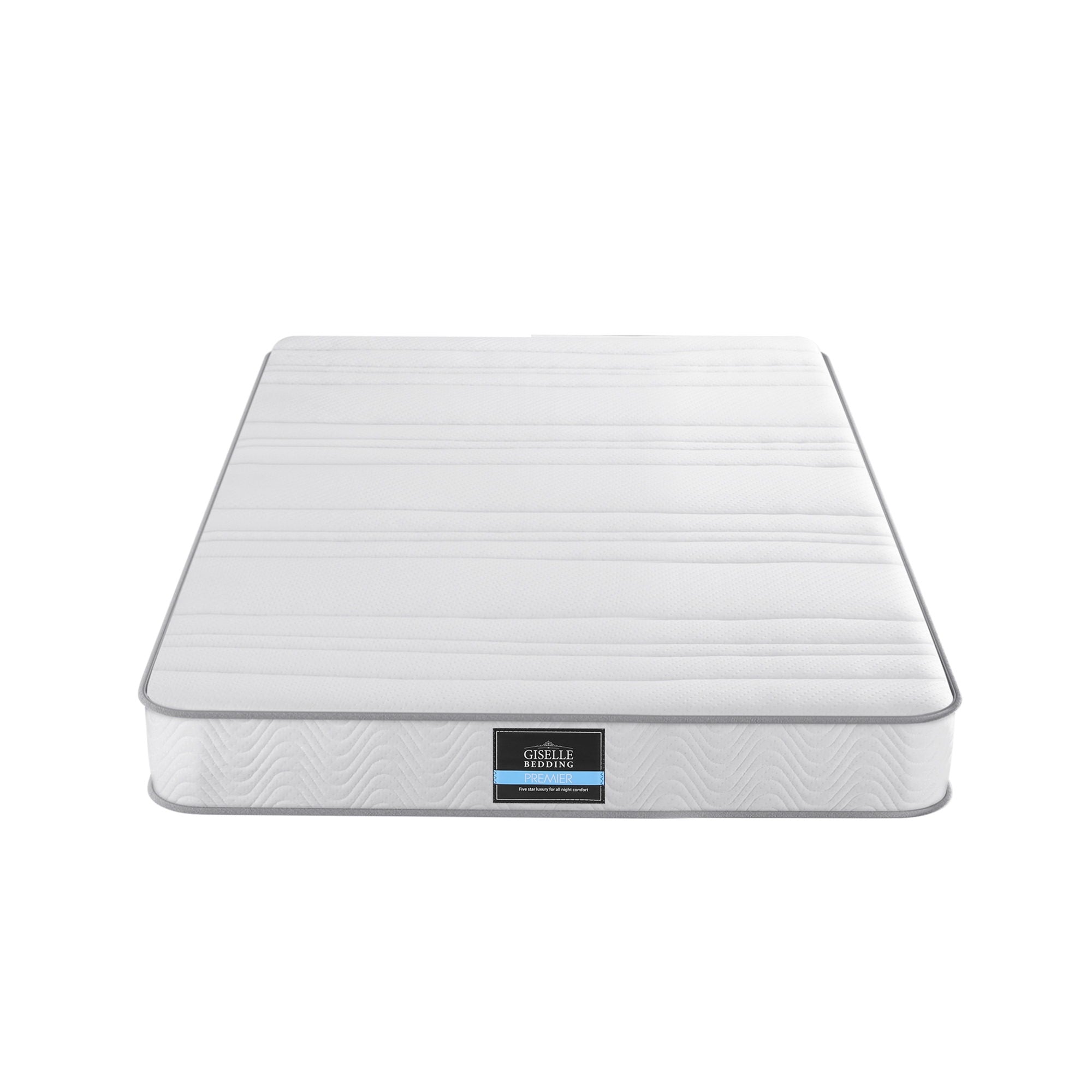 Single Mattress 20cm with Reinforced Edge Support Egg-Crate Foam