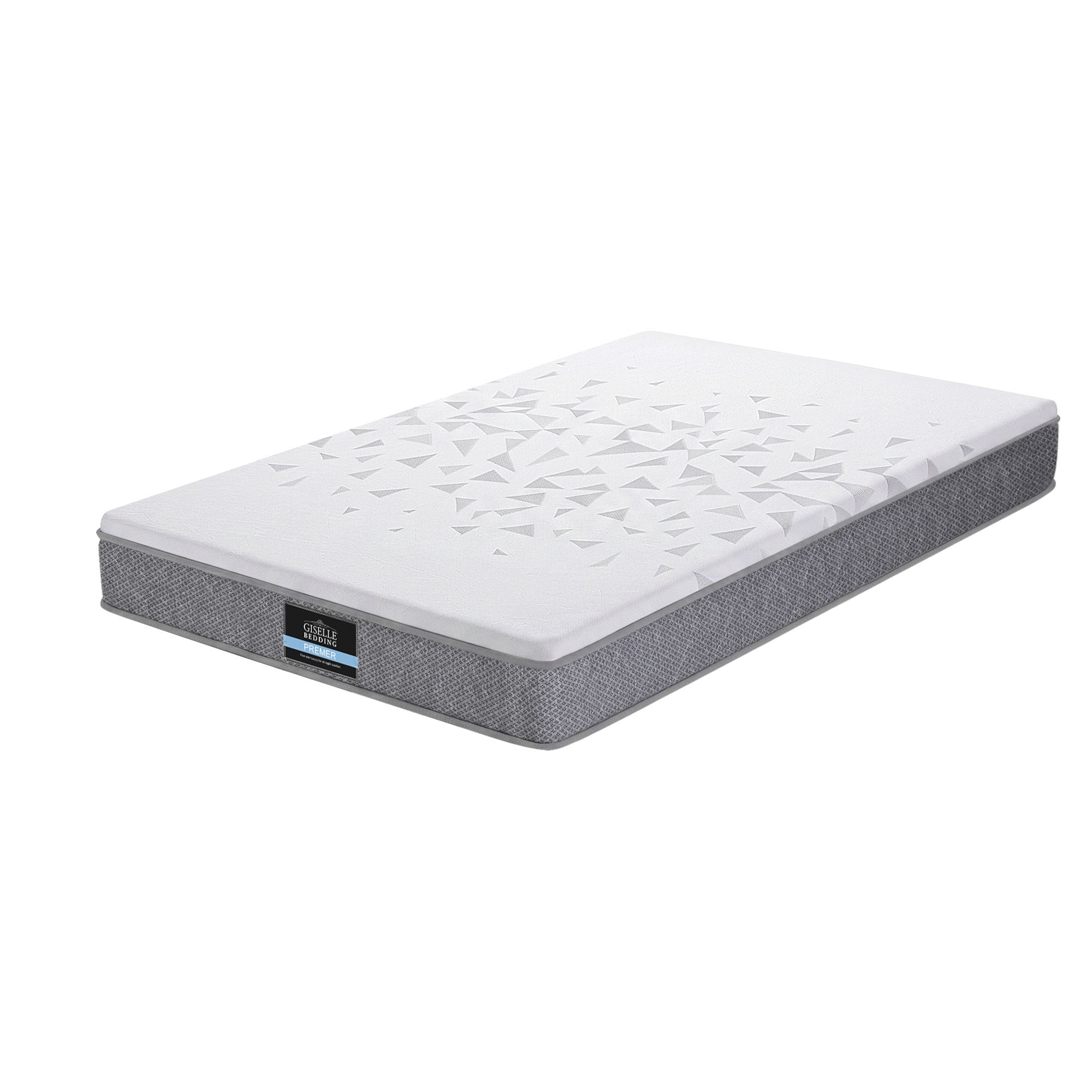 King Single Mattress 23cm Pocket Spring Mattress with Adjustable Firmness Reversible Foam Layer for Medium Firm & Firm Support Motion Isolation Bedroom Bed