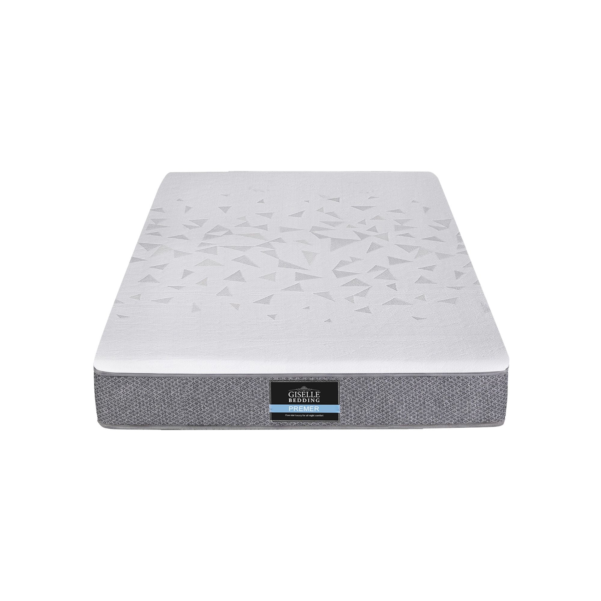 Single Mattress 23cm Pocket Spring Mattress with Adjustable Firmness Reversible Foam Layer for Medium Firm & Firm Support Motion Isolation Bedroom Bed