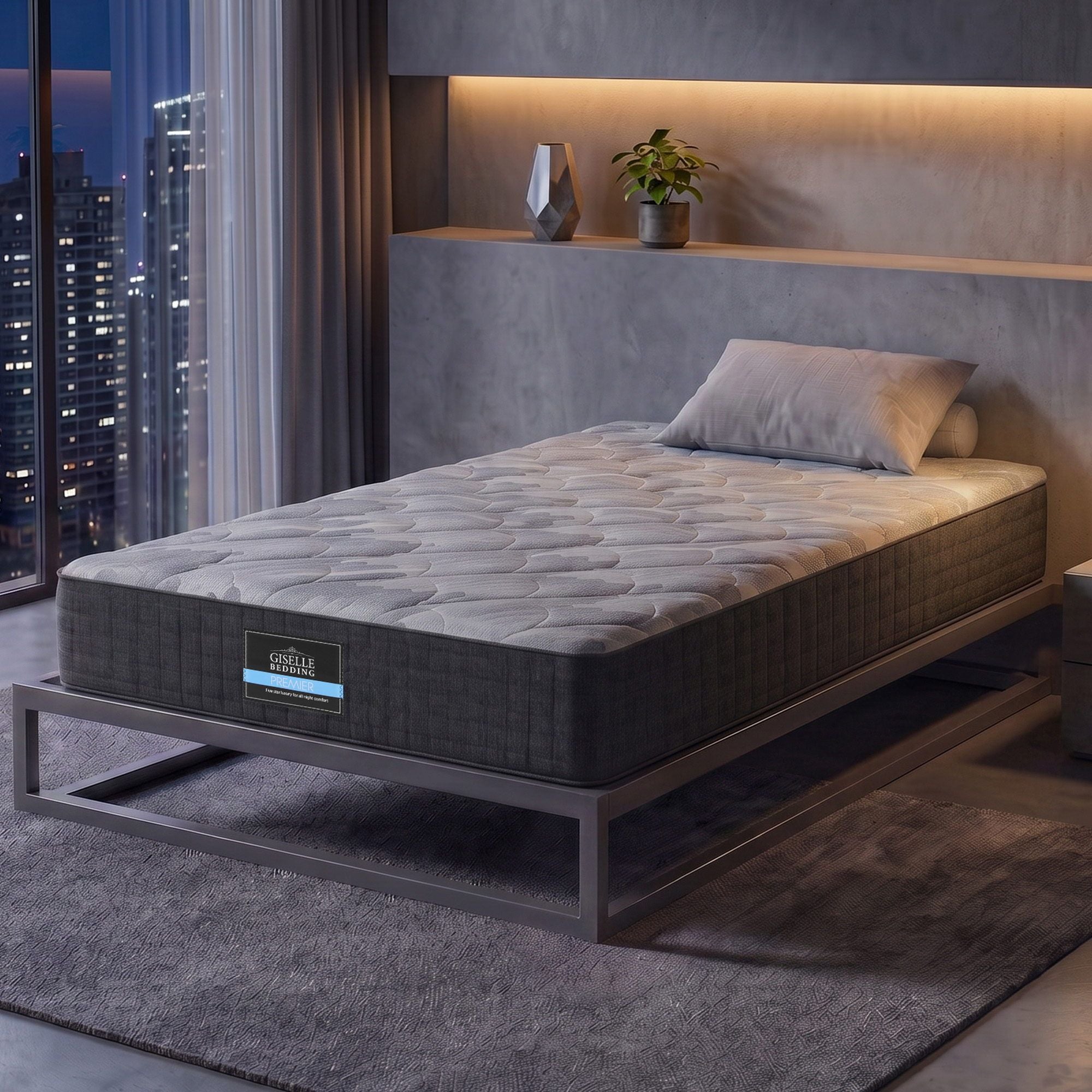 30cm Single Mattress with Edge Support and 5-Zone Comfort