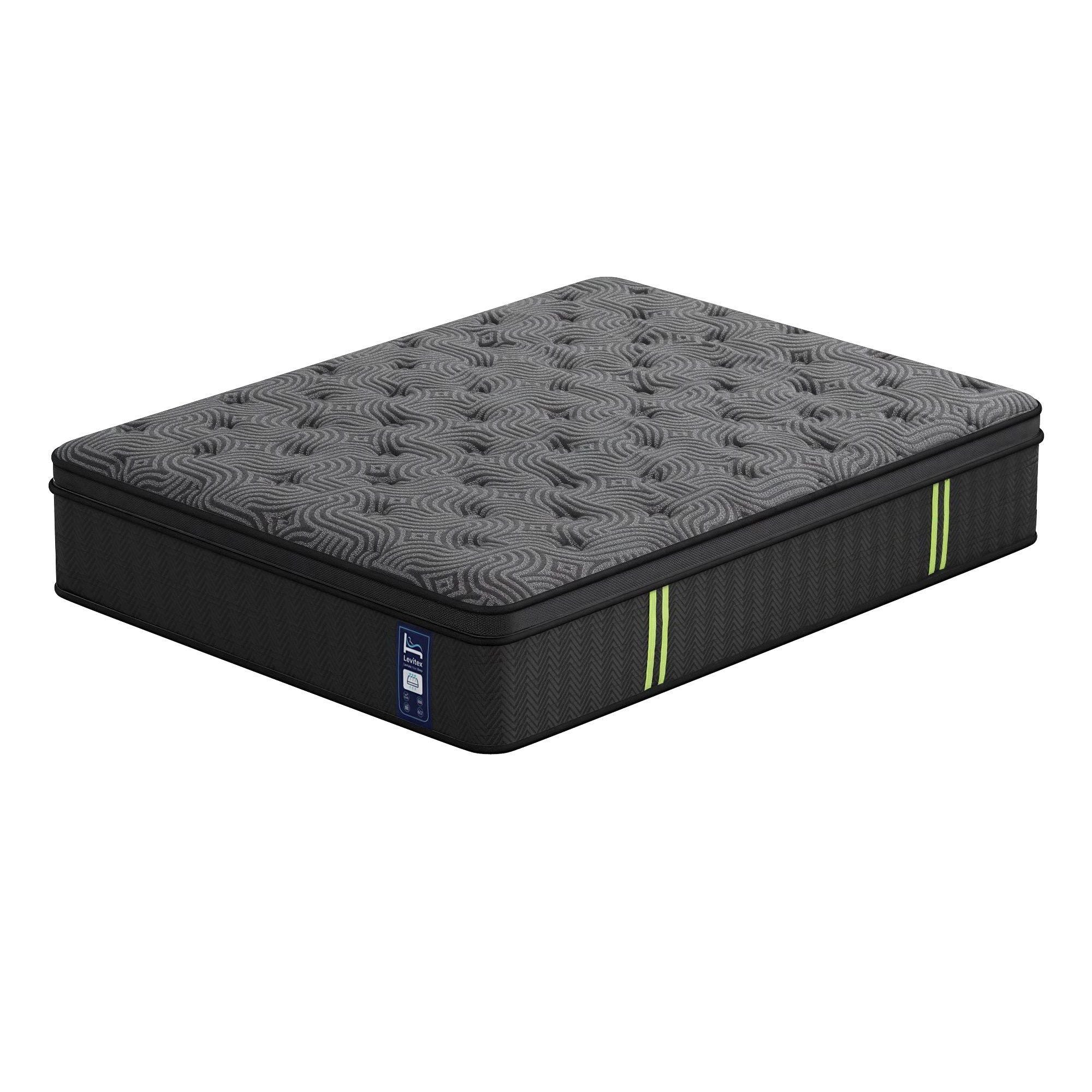 34 cm Pocket Spring Mattress with Reinforced Edge Support & 5-Zone Pressure Relief Breathable Gel Memory Foam Hybrid Mattress for Back Pain king
