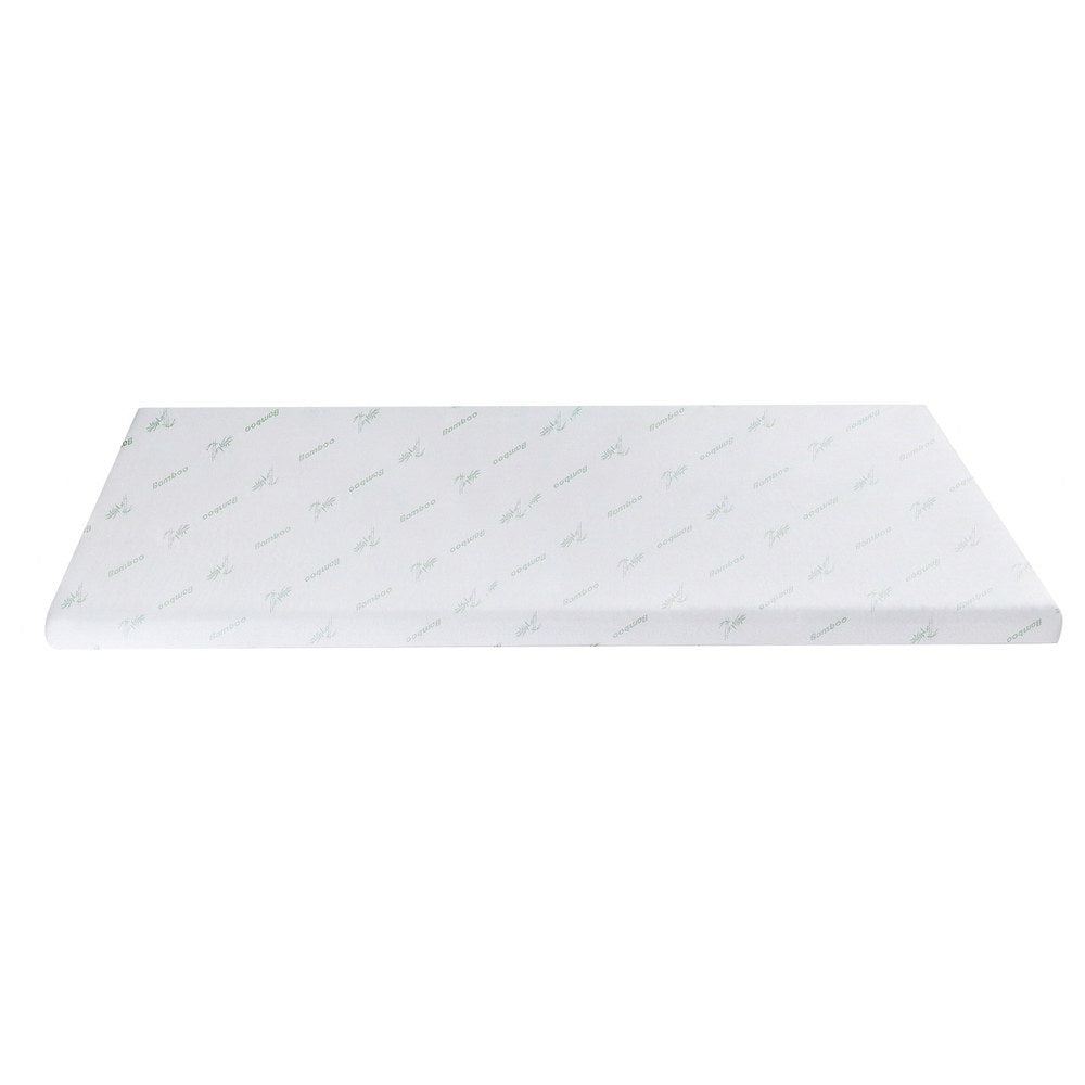 8cm Memory Foam Mattress Topper 7-Zone Graphite Queen with contoured surface designed for improved airflow and comfort