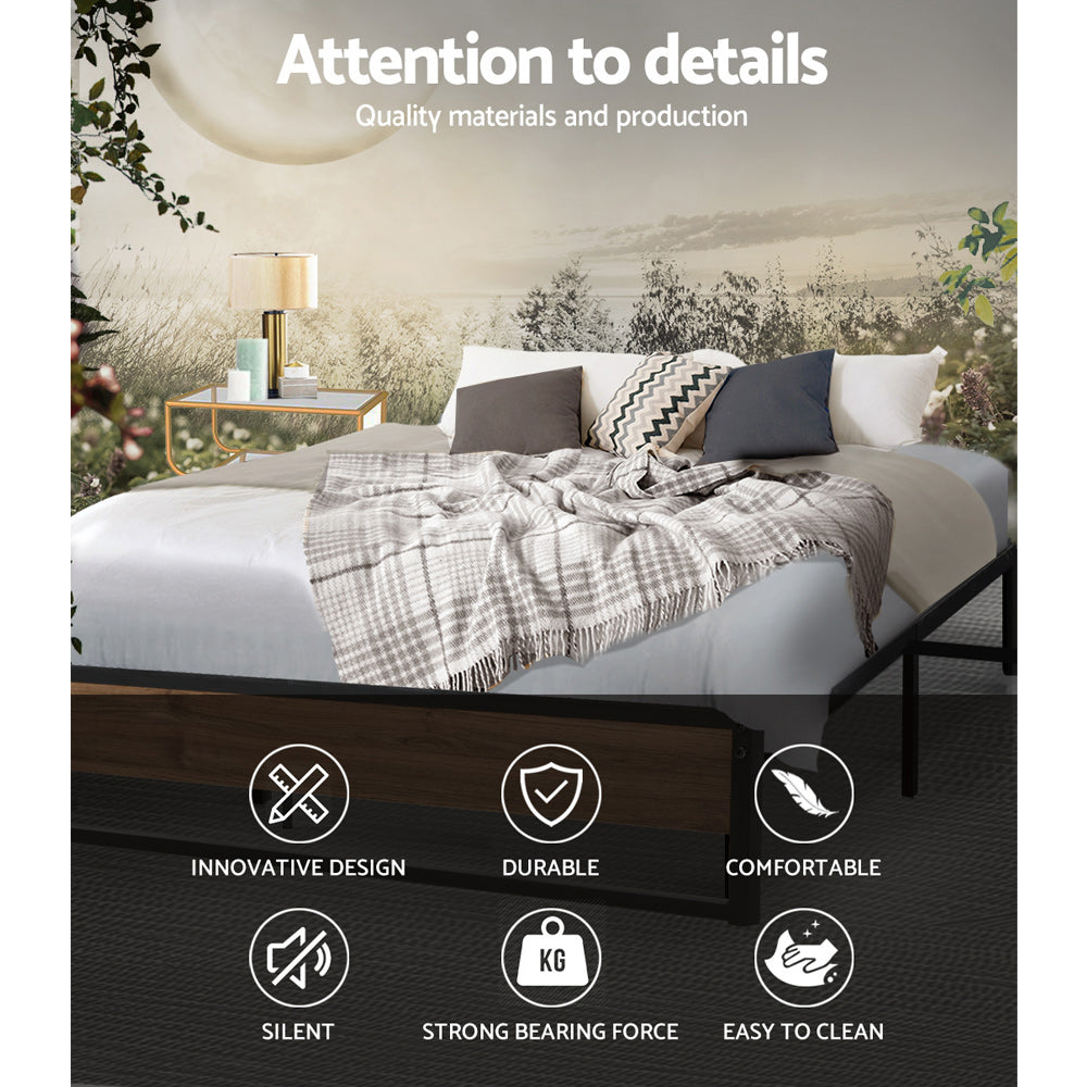 Oslo Metal Queen Bed Frame