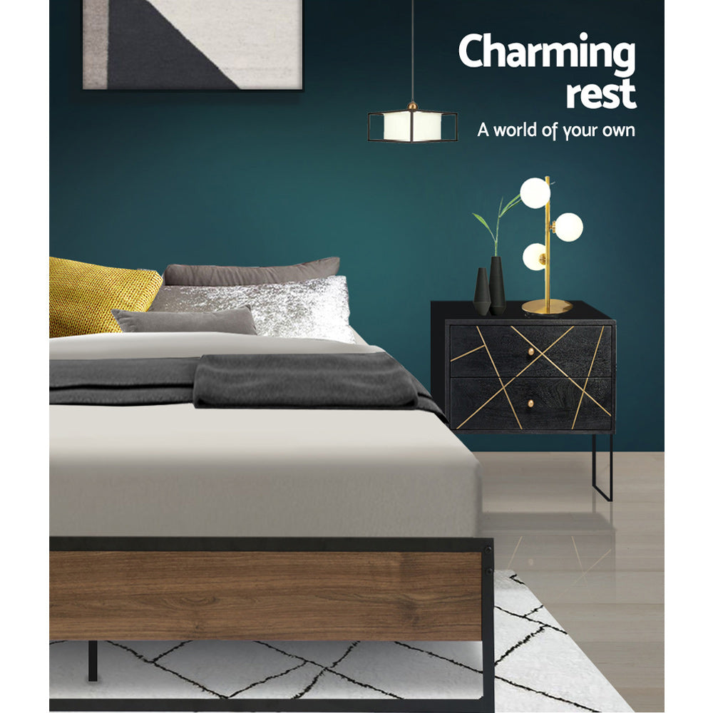 Oslo Metal Queen Bed Frame