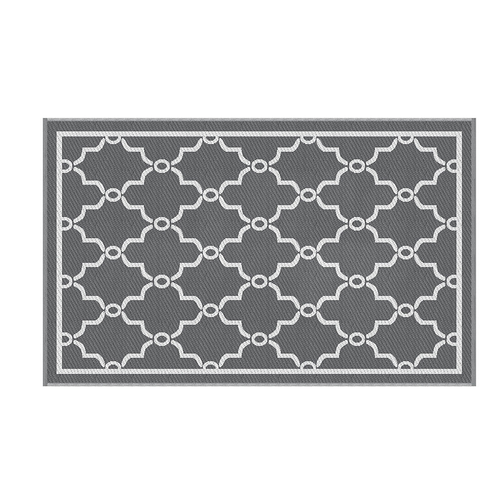 Outdoor Rugs 152x244cm Large Carpet Reversible Area Mat PP Dual-Sided Patio Rug Maroc