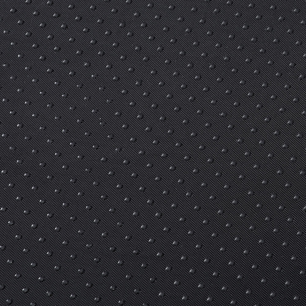 Close-up of textured, non-slip backing on 115CM Calming Egg Crate Foam Pet Bed with Washable Cover - Grey by Bedzy