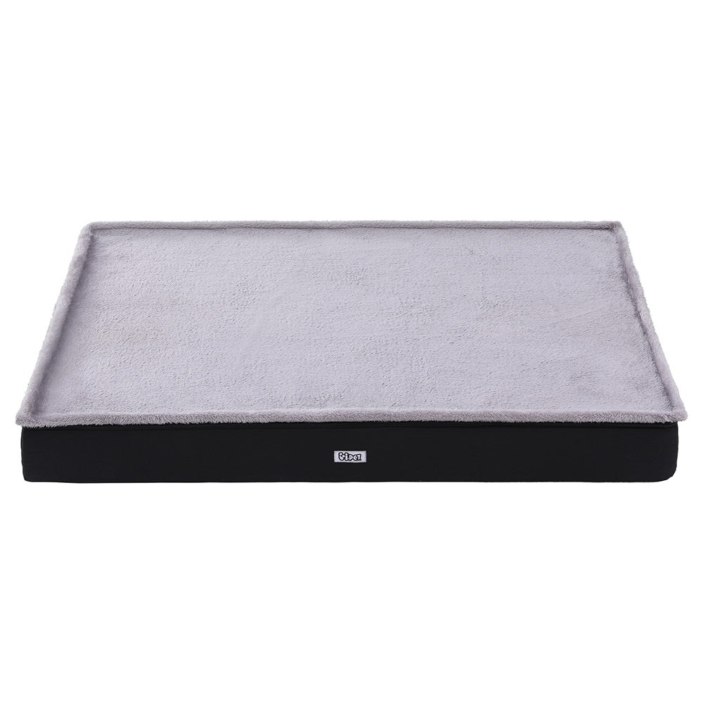 105CM Calming Pet Bed with Washable Cover - Grey
