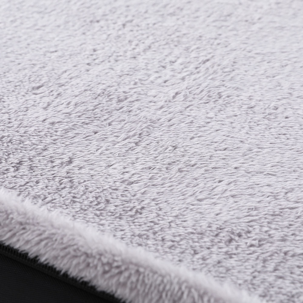 120CM Calming Pet Bed with Washable Cover - Grey