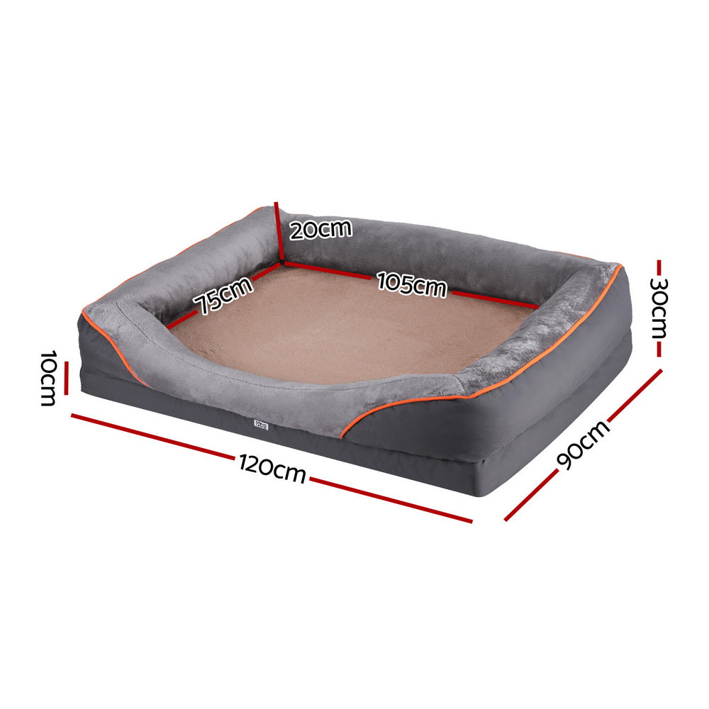 Pet Bed Orthopaedic Washable Dog Bed Plush Fleece Sofa Cushion Mat