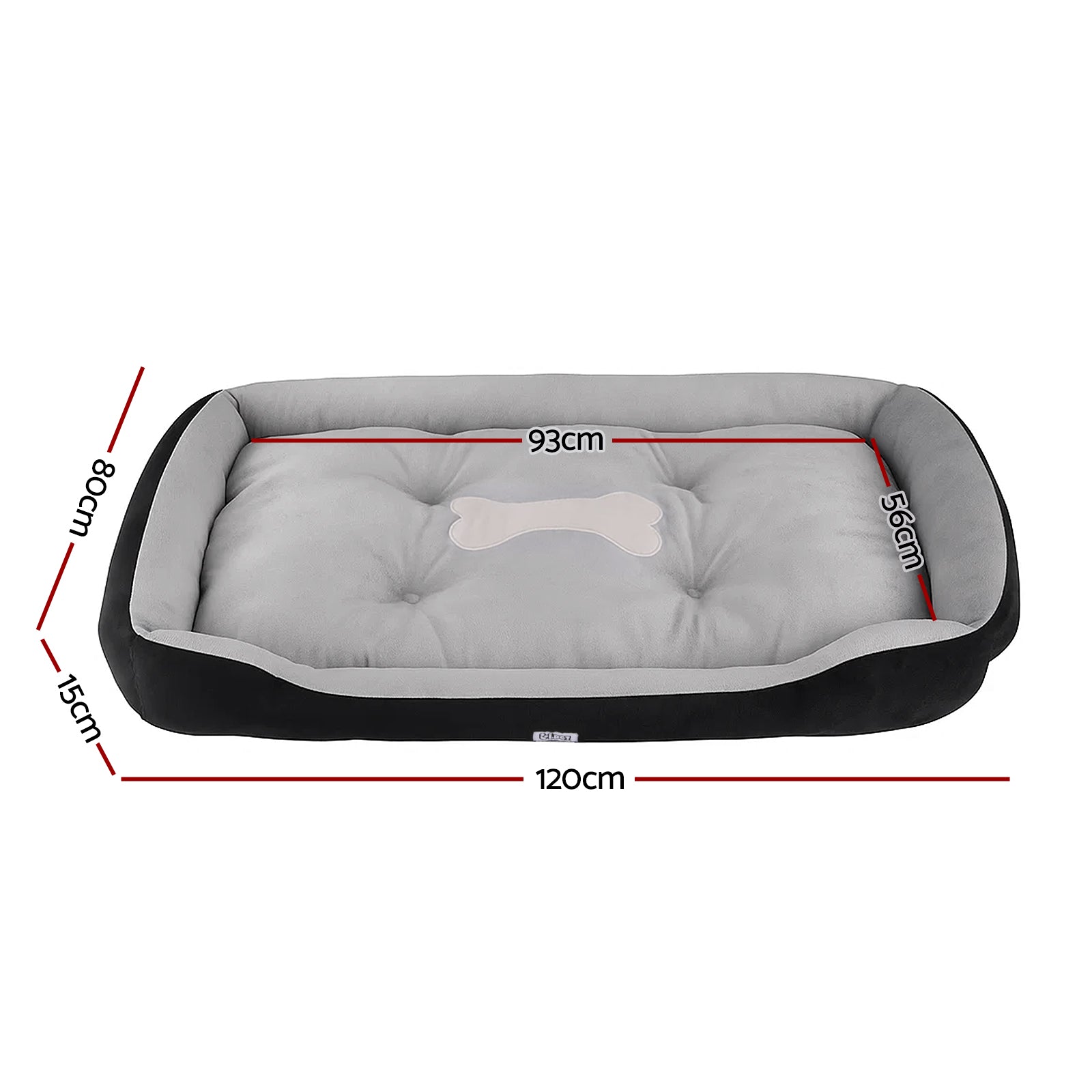 Pet Bed Dog Bed Soft PP Cotton Mat Sleeping Comfy Cushion Washable Extra Large