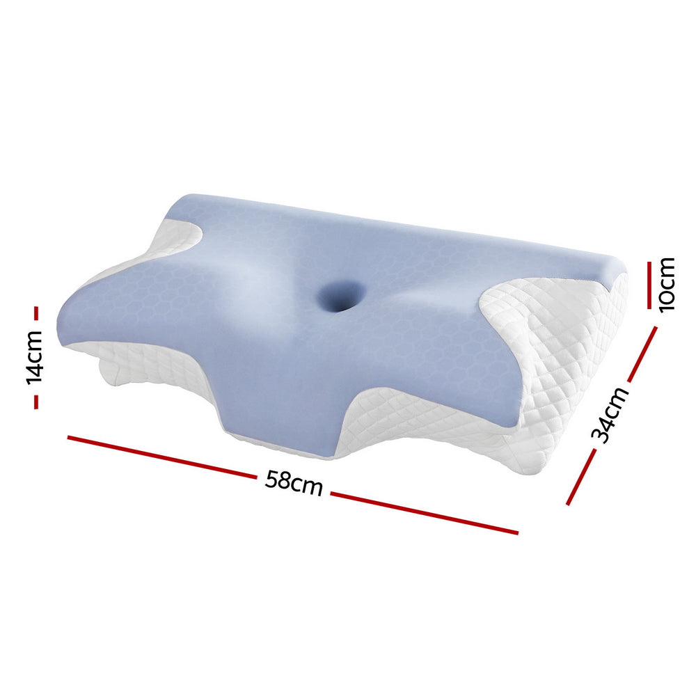Memory Foam Pillow Ergonomic Contour