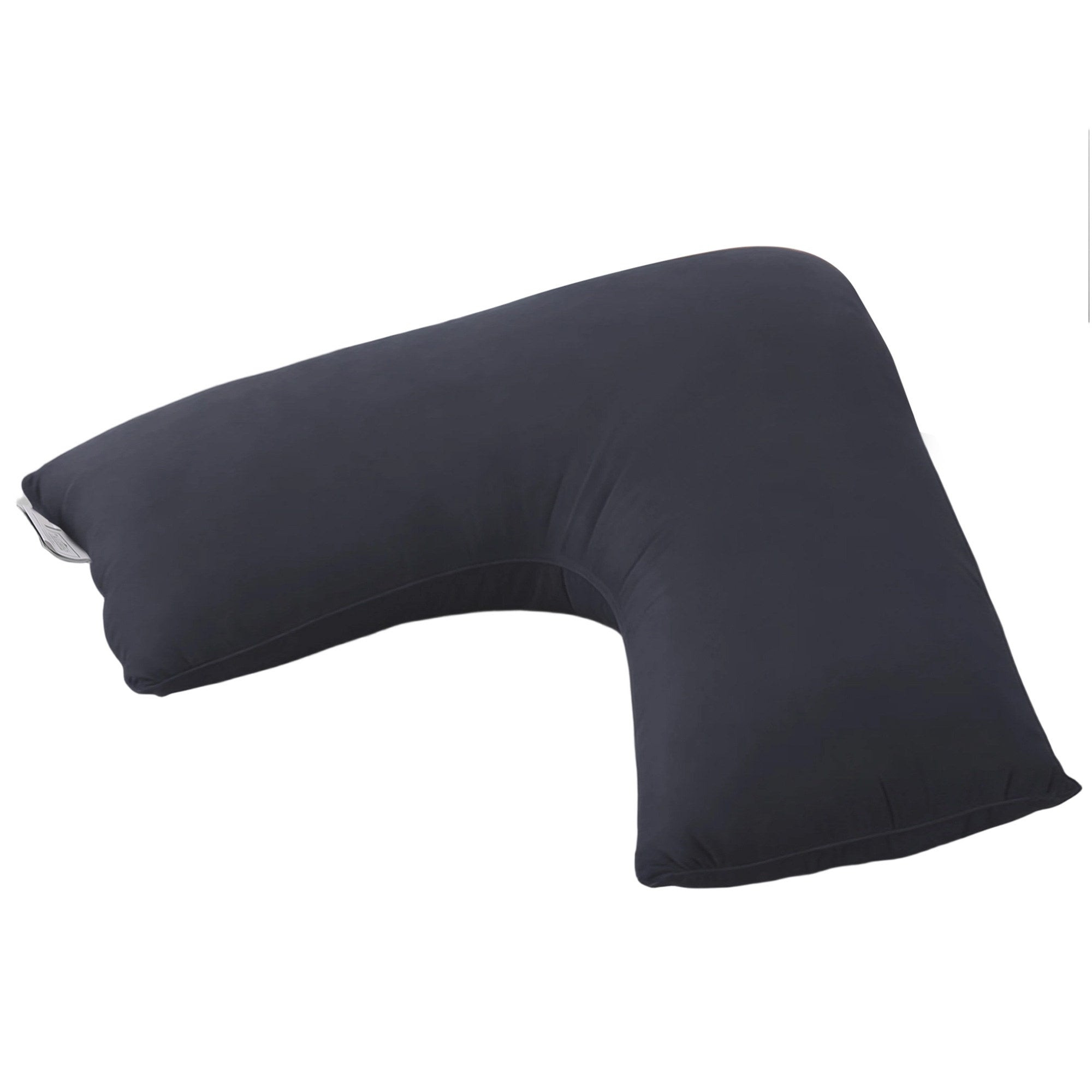 V Shape Pillow Boomerang Nursing Body Cushion Grey in ergonomic design for support and comfort, ideal for bedroom use.
