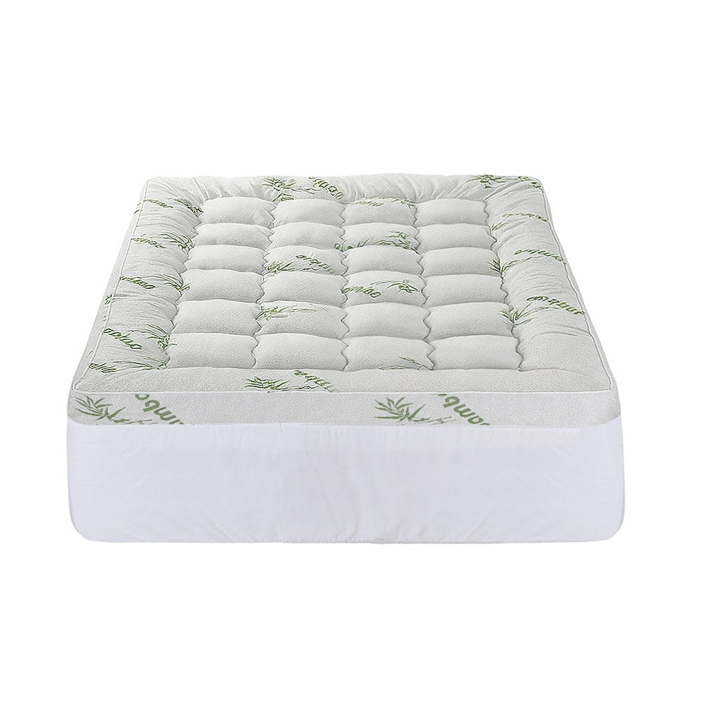 Mattress Topper 11cm Pillowtop toppers Bamboo Double