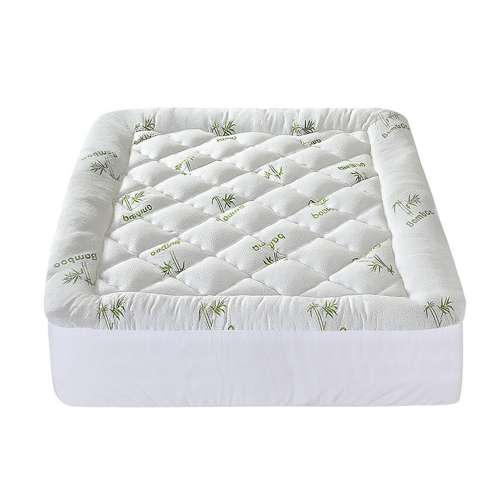 Mattress Topper 5cm Pillowtop toppers Bamboo Double