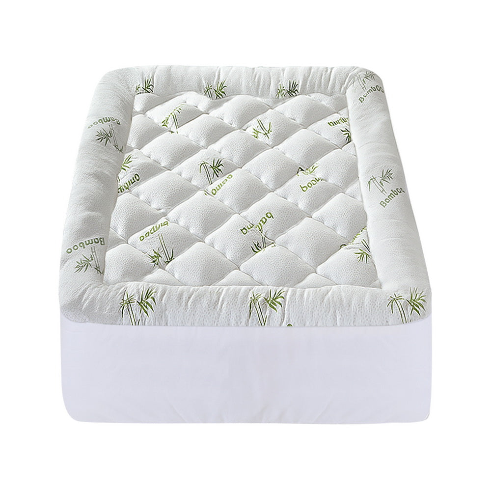 Mattress Topper 5cm Pillowtop toppers Bamboo King Single