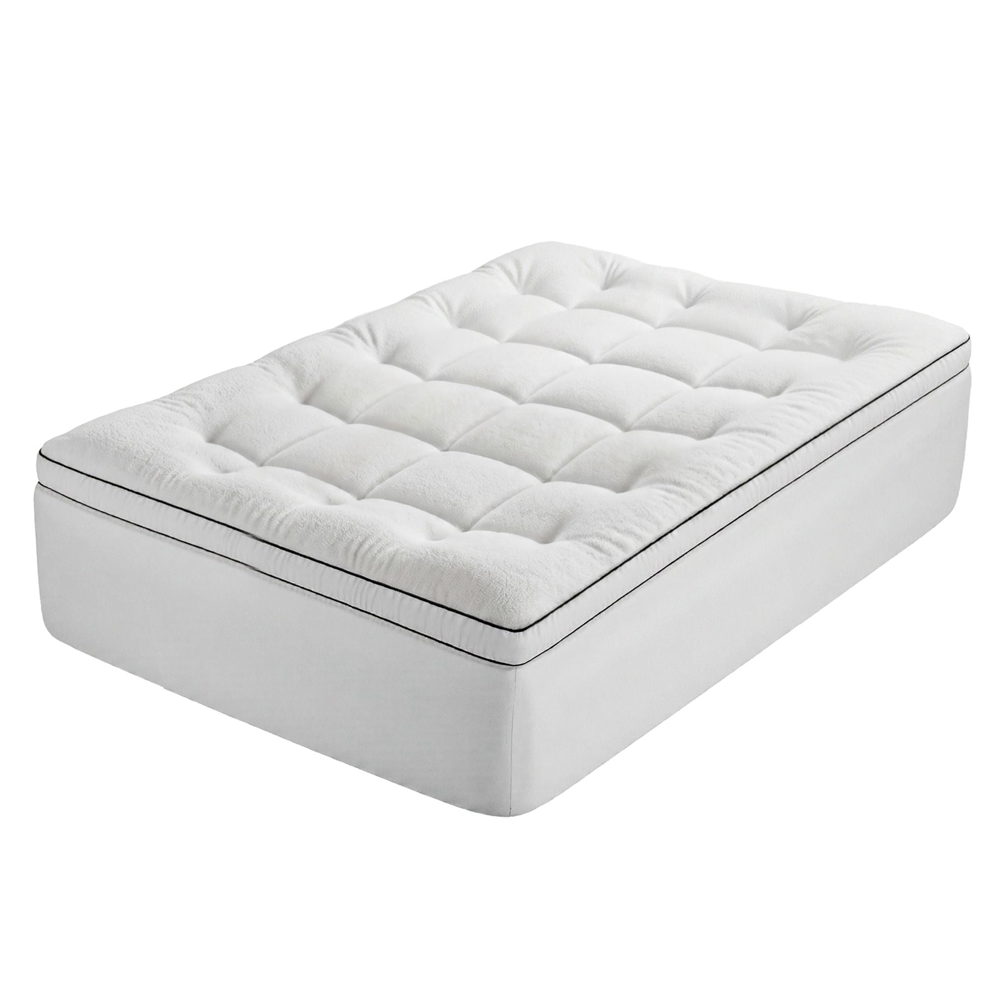 Double Mattress Topper 5cm Coral Fleece
