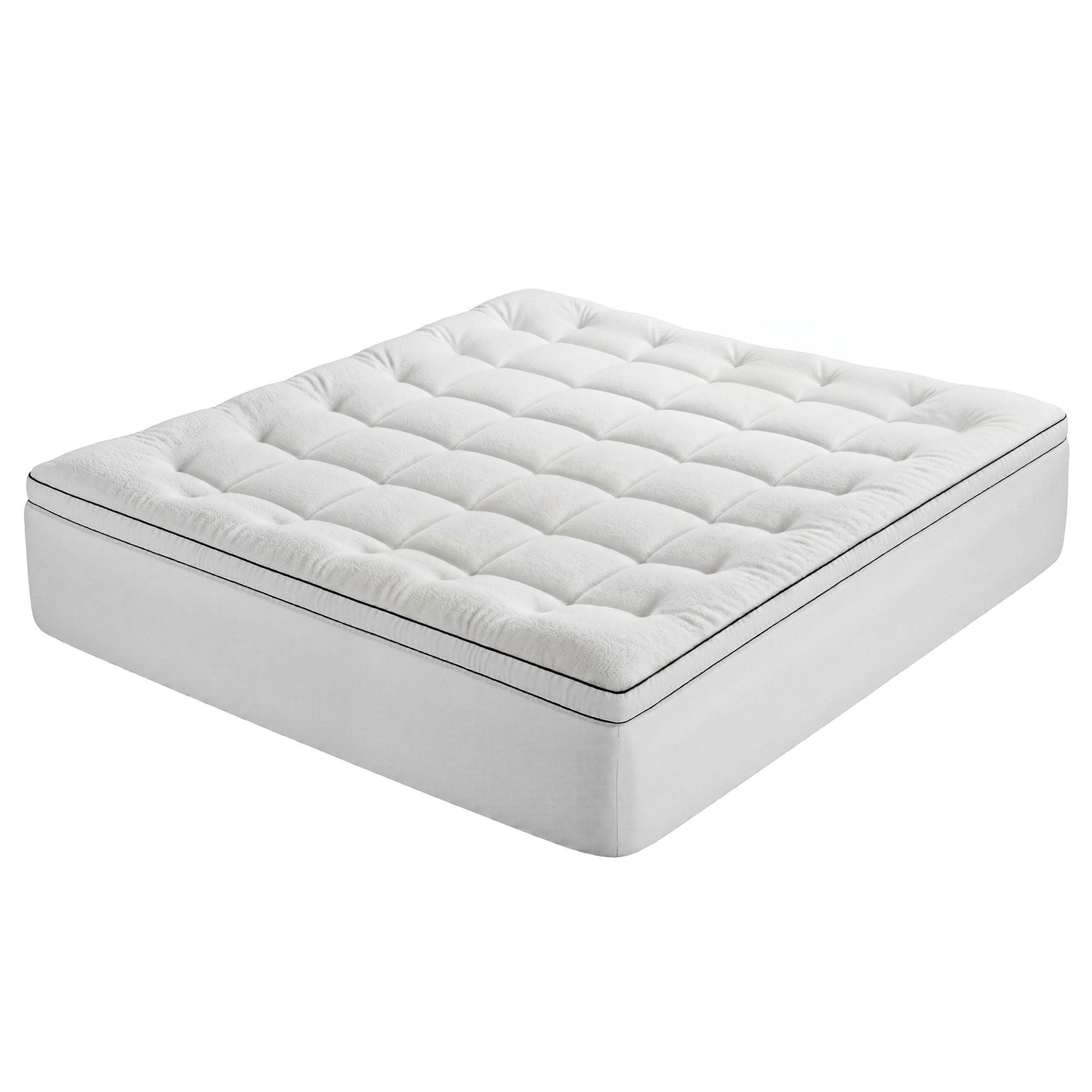 King Mattress Topper 5cm Coral Fleece
