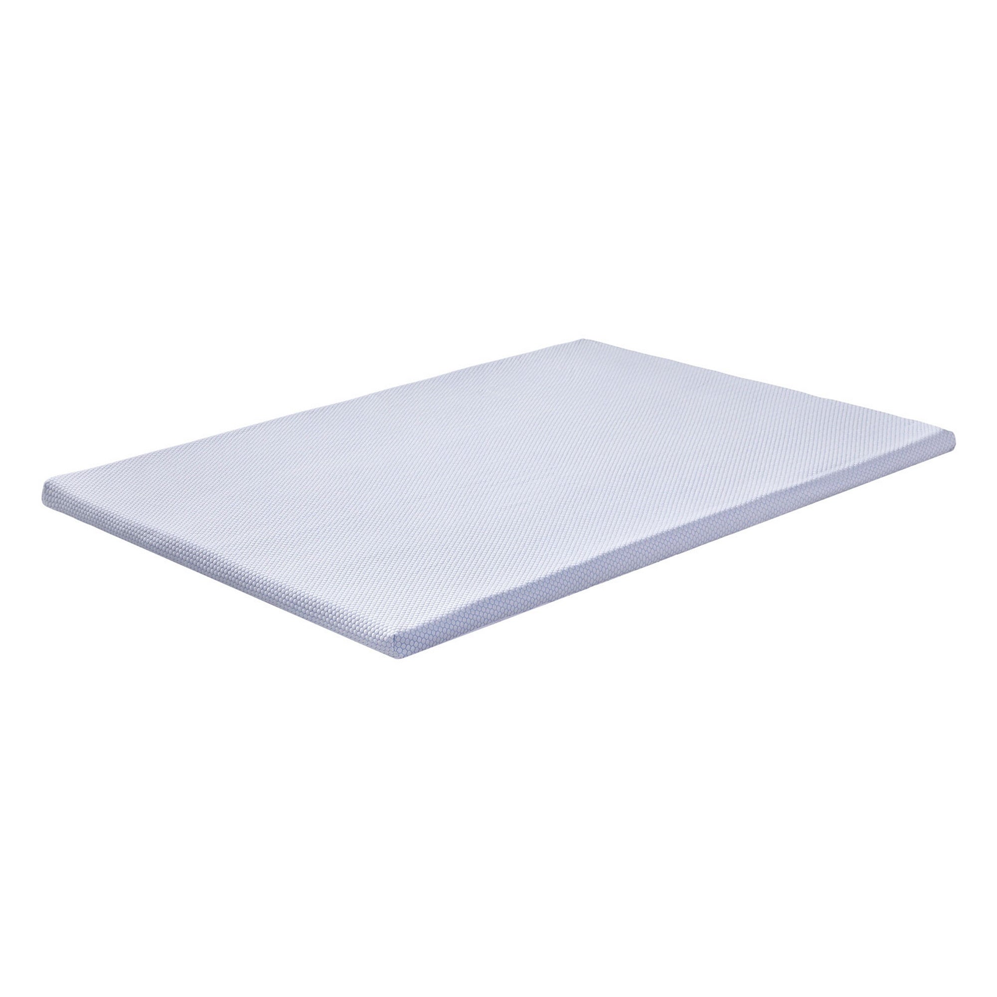 Latex Topper 100% Natural Latex Toppers 7-zone w/ Ice Silk Cool-touch Fabric Cooling Cover Queen 5cm