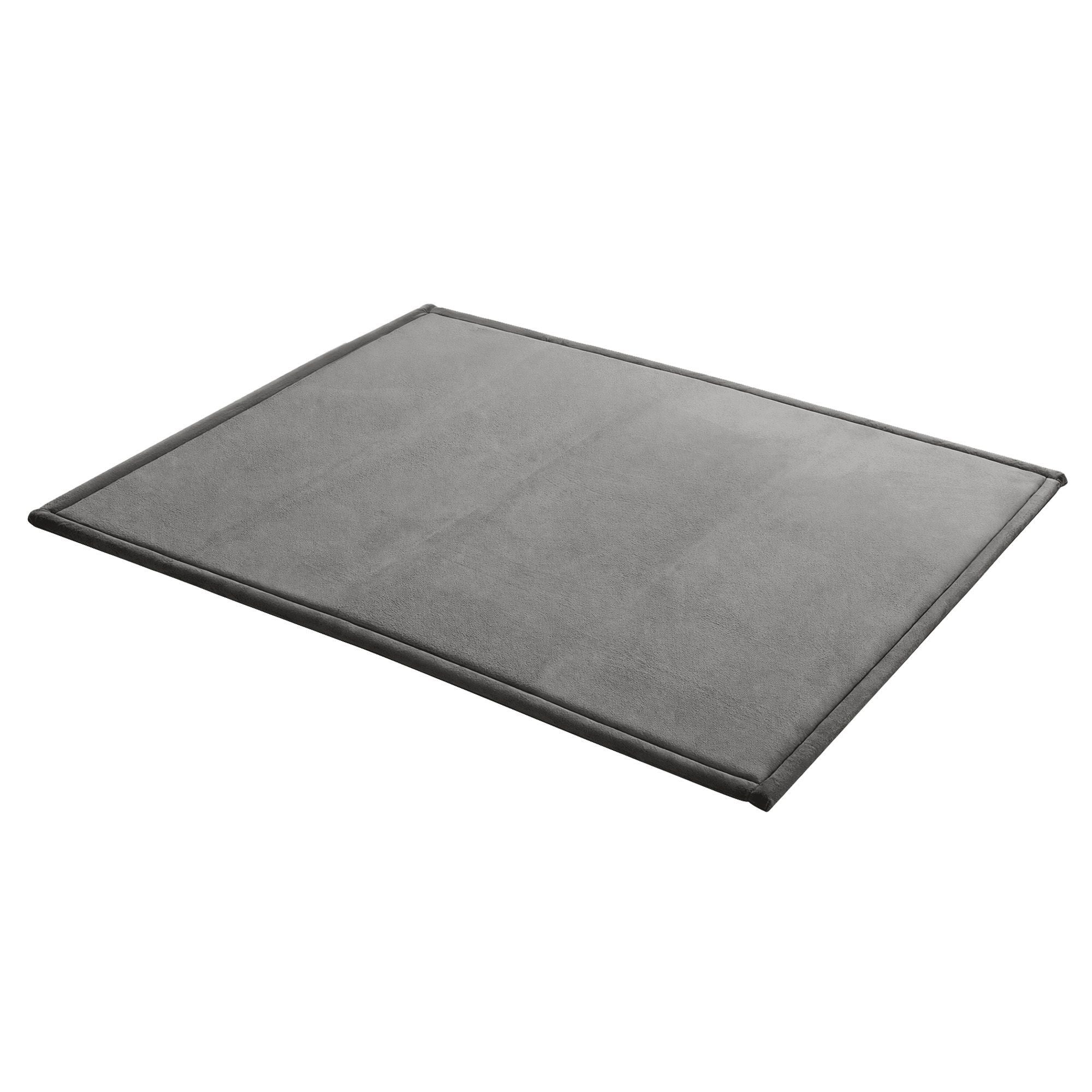 Tatami Mat Floor Mattress 3cm Thick 150x200cm with Anti-Slip Backing - Grey