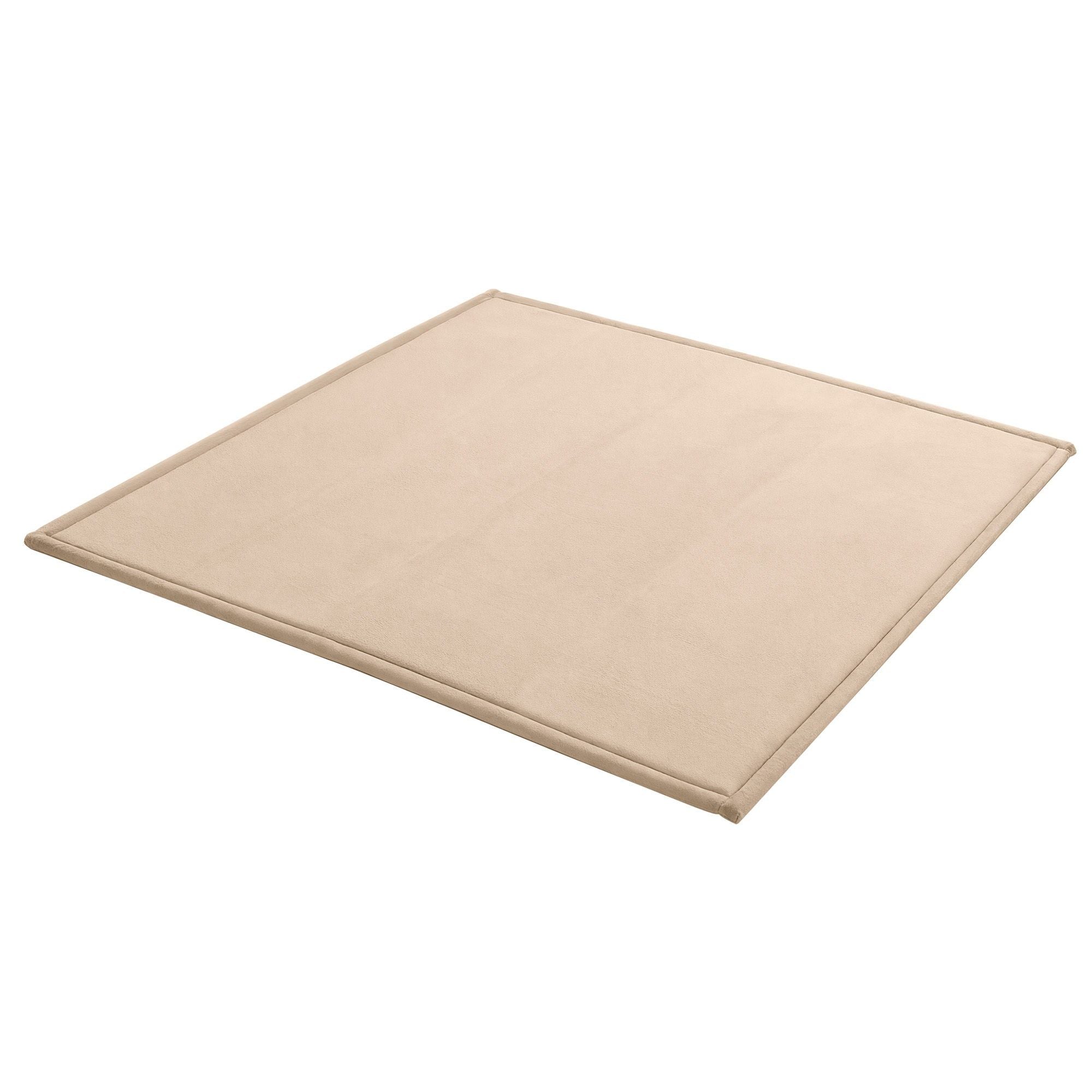 Tatami Mat Floor Mattress 200x200cm 3cm Thick Futon Rug - Beige