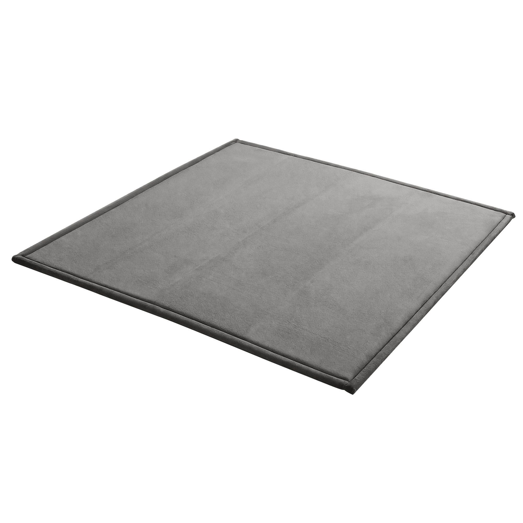 Tatami Mat Floor Mattress 3cm Thick Futon Rug 200x200cm - Grey