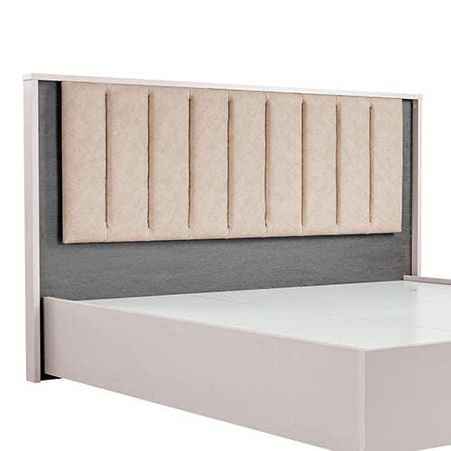 Maxwell Queen Bed Frame with LED Headboard - Champagne