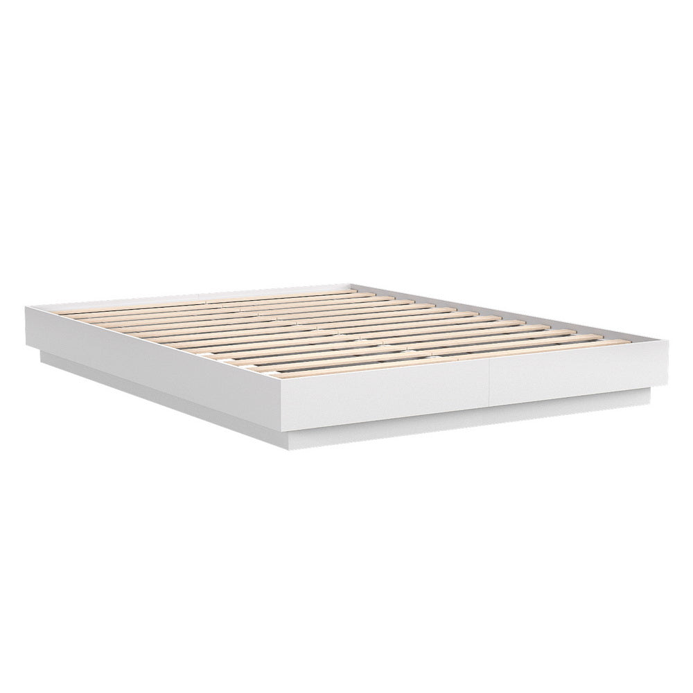 Dayglow Queen LED Wooden Bed Frame – Pine