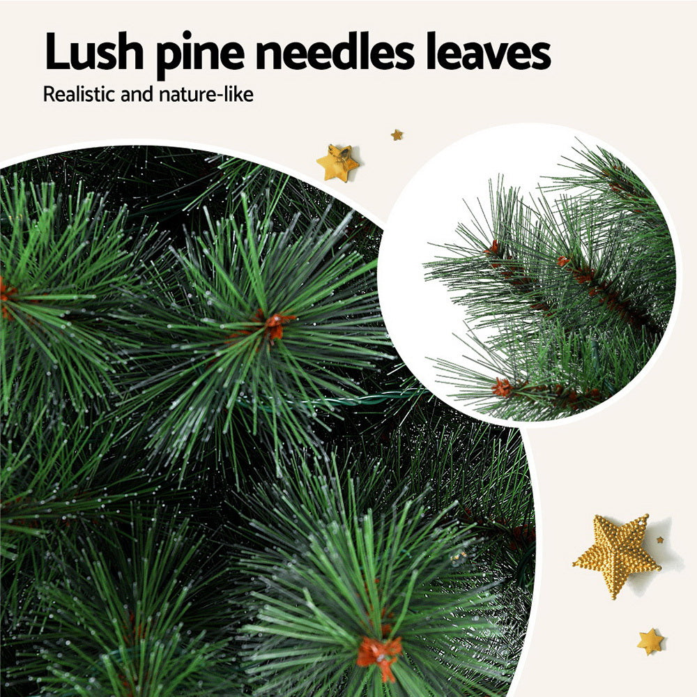 Christmas Tree 1.5+1m LED Xmas Palm Tree Party Decorations 2 in 1