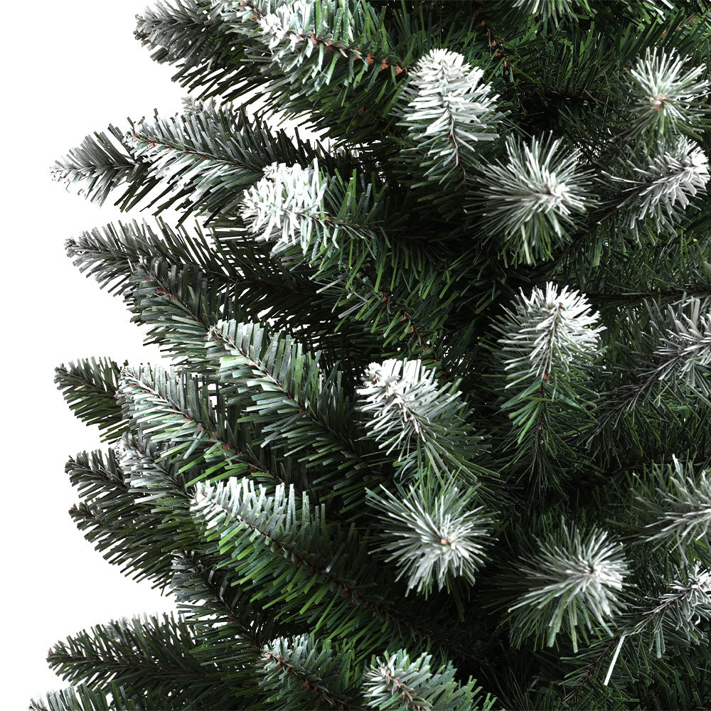 6FT / 1.8M Slim Snow Tipped Christmas Tree – 300 Tips