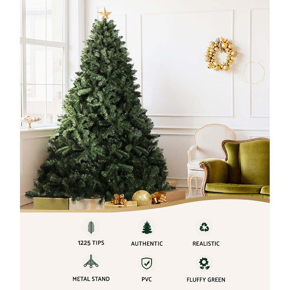 8FT / 2.4M Green Christmas Tree – 1400 Tips