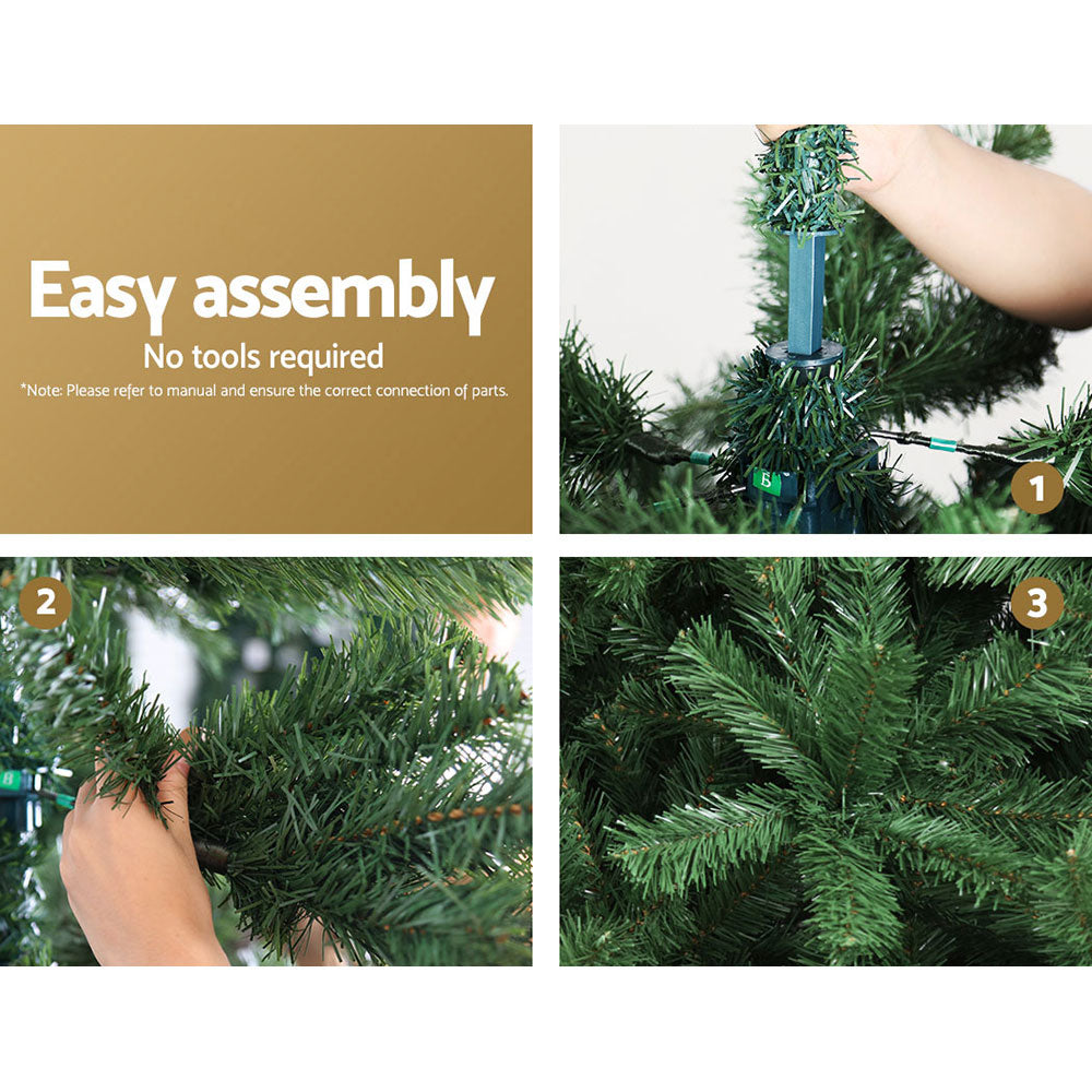 8FT / 2.4M Green Christmas Tree – 1400 Tips