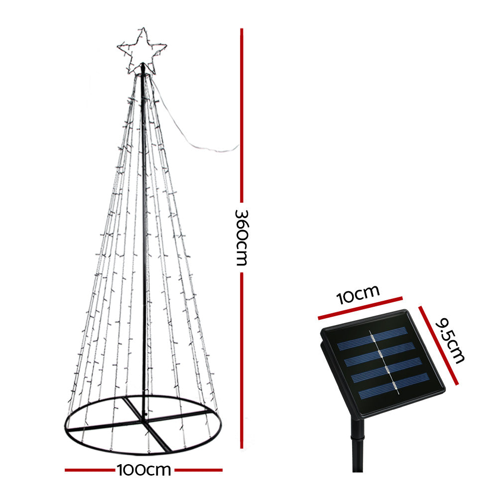 3.6M Christmas Tree 400 LED Solar